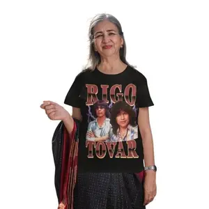 Rigo Tovar Vintage Unisex Graphic Tee - Retro Chic Style for Fashionable Trendsetters Cotton Fit