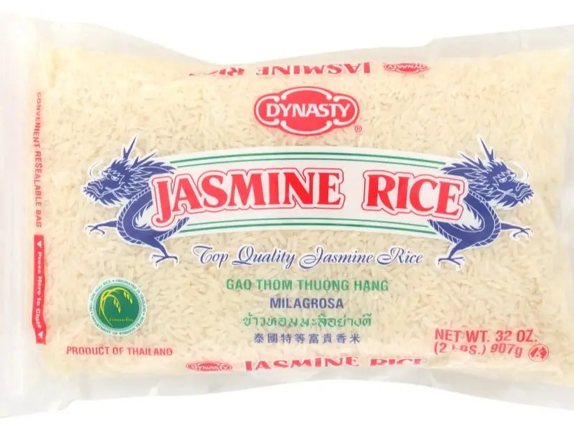 Dynasty Jasmine Rice 2 lbs Bag (White Rice 2lbs)