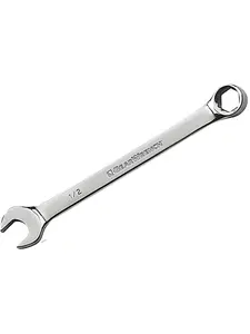 GearWrench 6 Point Alloy Steel Combination Wrench - 0.31 in, Full Polish Chrome, Bright Finish, Better Grip, Off-Corner Loading, Limited Life