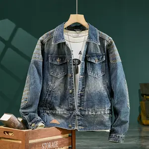 Classic Vintage Denim Jacket | Men's Everyday Casual Outerwear Menswear Coats Tops Classic Vintage Denim Jacket | Men's Everyday Casual Outerwear Menswear Coats Tops