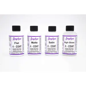 Angelus 4-Coat Scratch Resistant Urethane Clear Coat Finishers (4 oz)