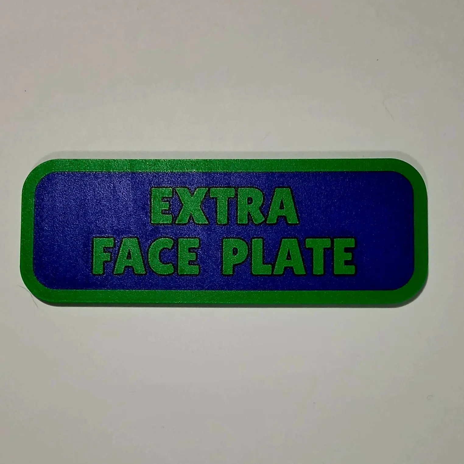 Custom Plastic Rectangular Face Plate for Standard Light Up Signs - Custom Msg, Shadow Feature, Tool-Free Quick Easy Change, Bulk Discounts Available for Home Decor Live Broadcast Use