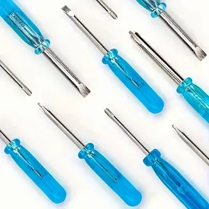 8Pcs Mini Screwdriver Set, 2mm Small Slotted & Phillips Screwdrivers, Tiny Repair Tool Kit for Toys Fix & DIY Crafts