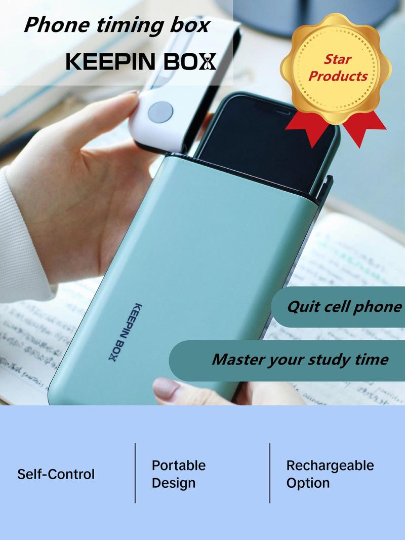 Portable Phone Timer Lock Box Self-Control Timer Locker for Smart Mobile Phone Addiction Students Self-Discipline Timing Lock Portable Phone Timer Lock Box Self-Control Timer Locker for Smart Mobile Phone Addiction Students Self-Discipline Timing Lock