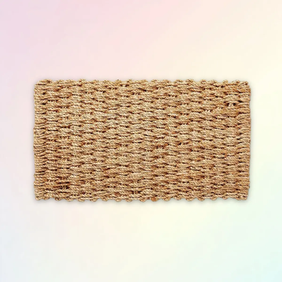 Hearth & Hand Basket Weave Jute Doormat,18.75x30.75",Natural,Trending Home Decor,Boho Entryway,TikTok Hot Sale,Outdoor Mat