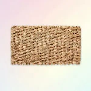 Hearth & Hand Basket Weave Jute Doormat,18.75x30.75",Natural,Trending Home Decor,Boho Entryway,TikTok Hot Sale,Outdoor Mat
