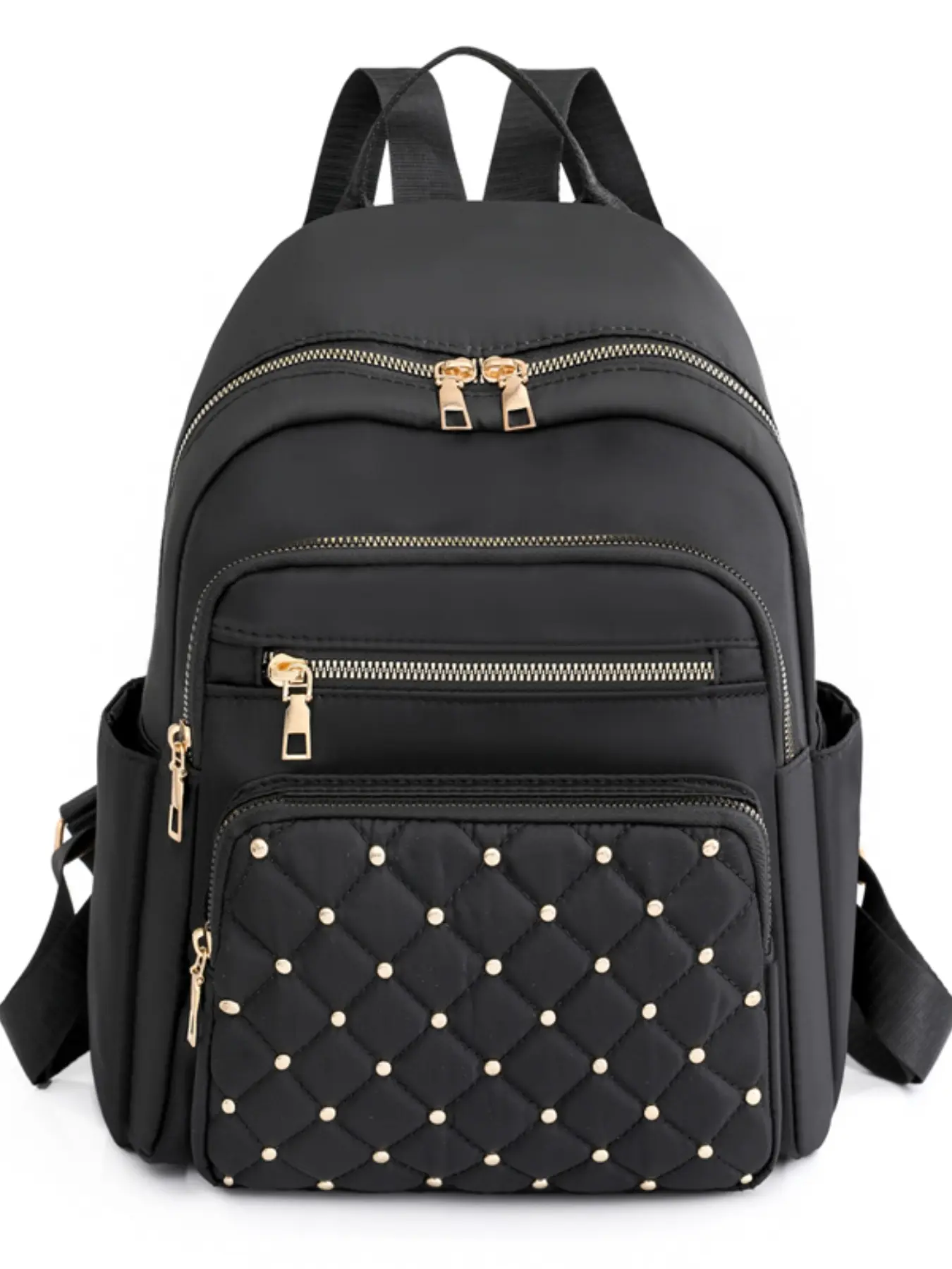 Women's Oxford Cloth Backpack, Casual Printed Backpack, Versatile Large Capacity, Casual Travel Shoulder Bag, Daily Use, Multi Compartment Backpack, Traveler Essentials Backpack, Daypacks, Backpacks Women