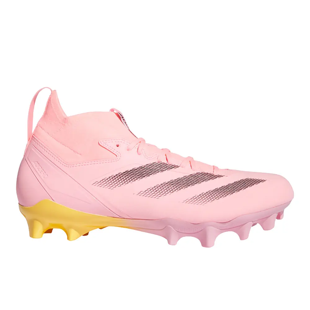 adidas Mens Adizero Impact+ American Football Sneakers Shoes - Pink