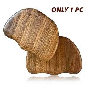 1pc Wooden Body Scratching Massage Tool Set, Head Face Back Neck Shoulder Body Leg Round Ball Massager, Meridian Circulation Aid, Body Care