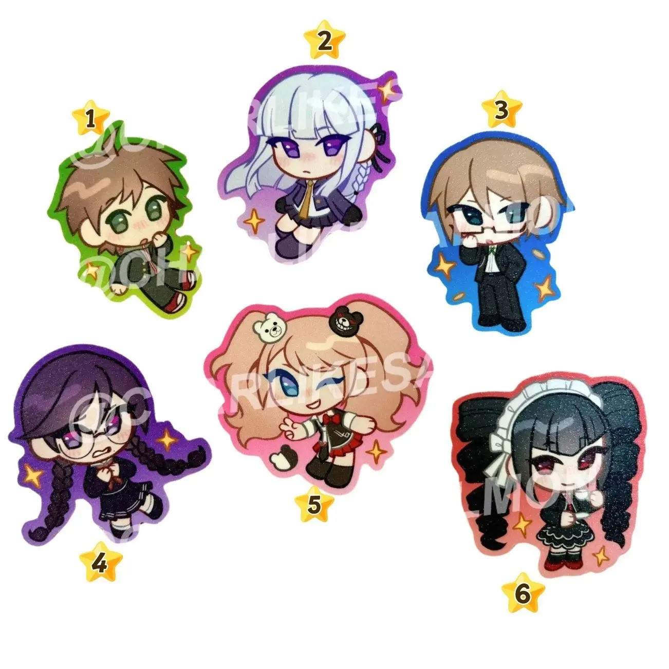 18 ops (not combo) Danganronpa Anime Sticker