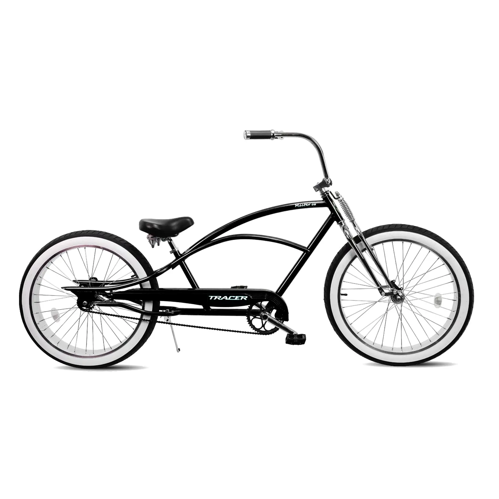 Tracer Master DS 26" Dual Springer Chopper Stretch Beach Cruiser Bike Tracer Master DS 26" Dual Springer Chopper Stretch Beach Cruiser Bike
