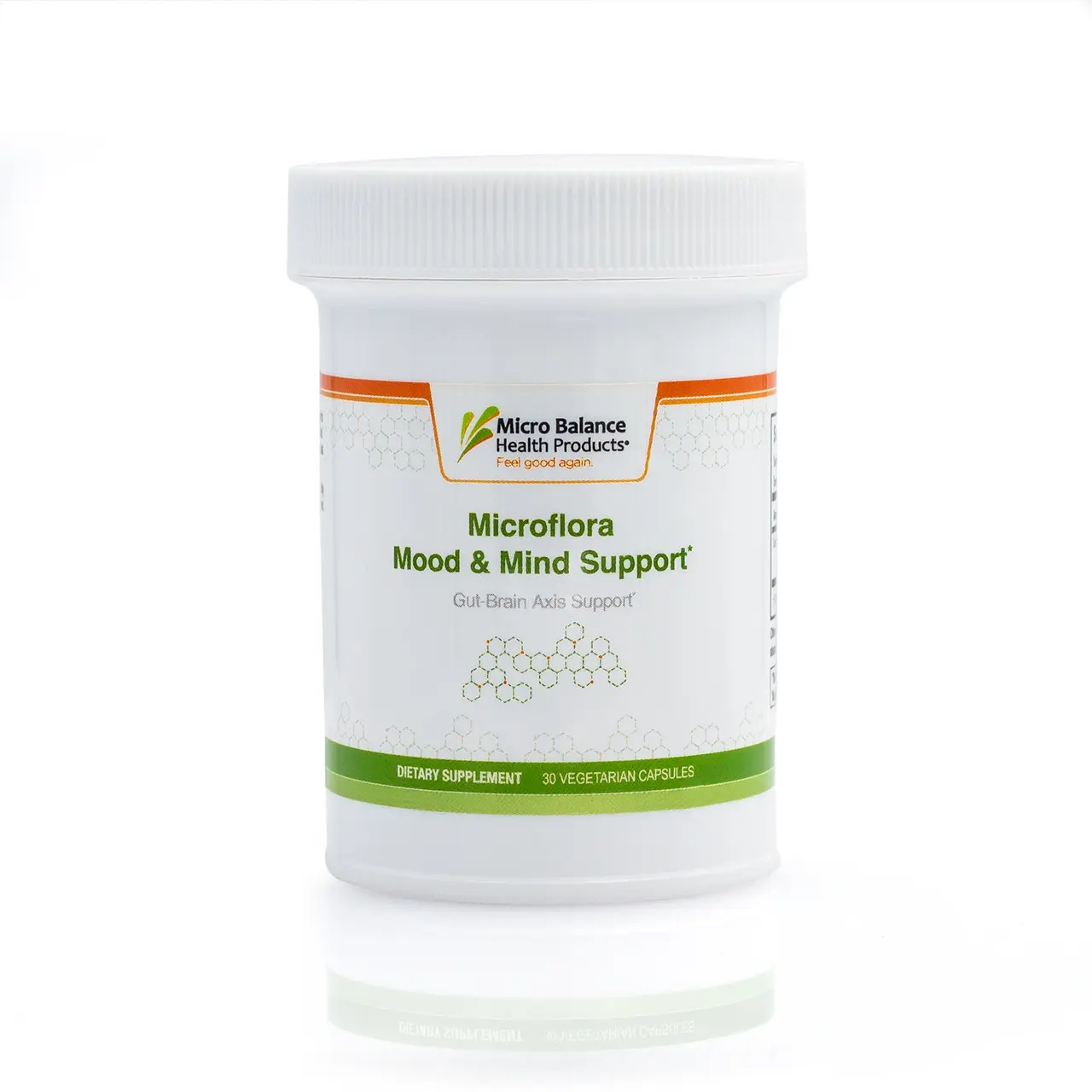 Microflora Mood & Mind Daily Probiotic Formula – Gut Healthy, Gut Support, Digestive Health, Brain Health & Stress Resilience Supplement for Daily Wellness