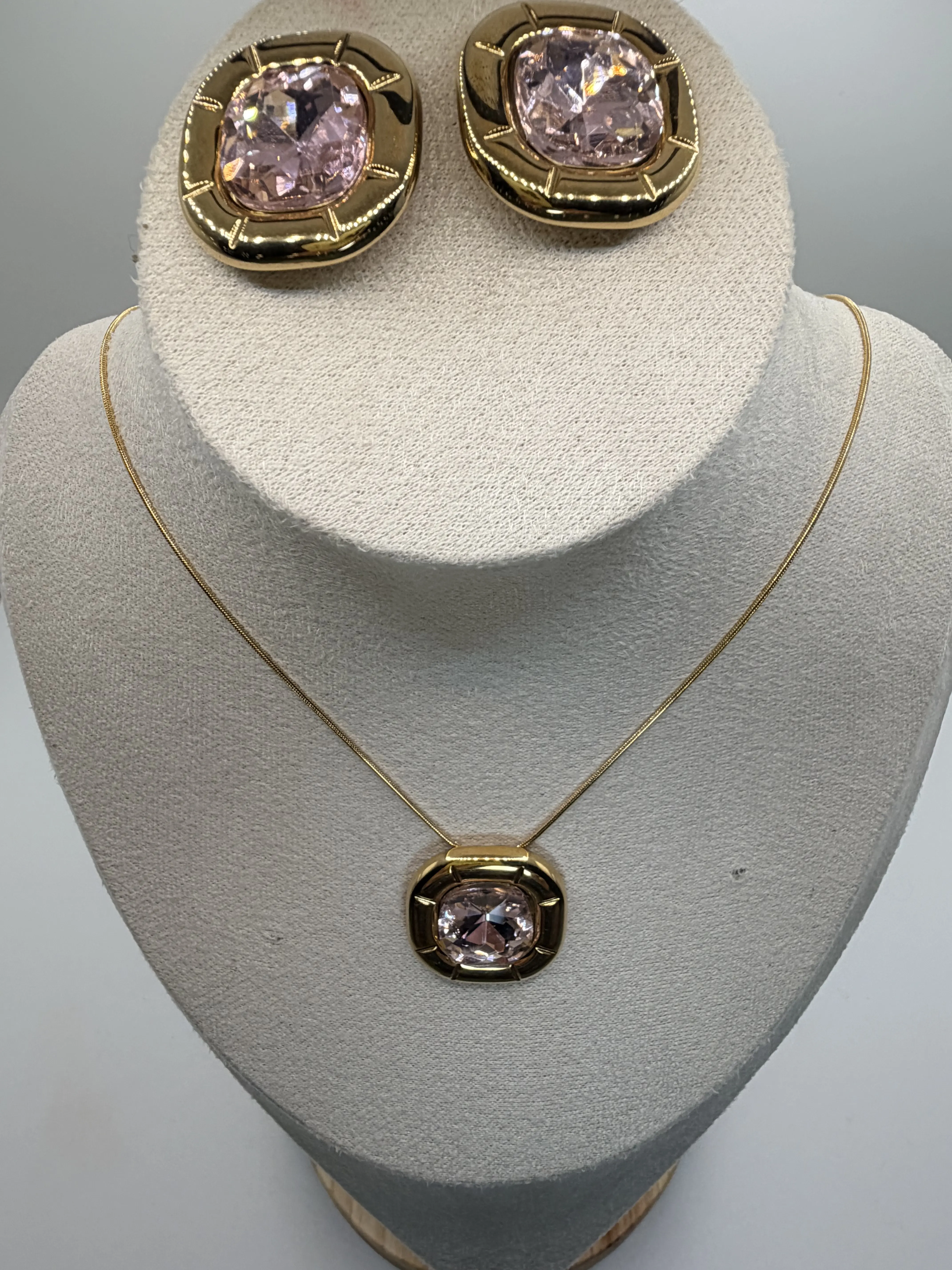 Cristy Zirconia Stainless Steel Necklace