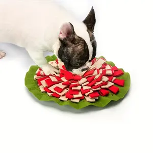 Snuffle Buddy Plush Mat - Interactive Slow Feeder for Mental Stimulation, Healthy Eating Habits, and Reduced Anxiety in Dogs & Cats - Fun, Engaging, and Durable Pet Snuffle Toy
