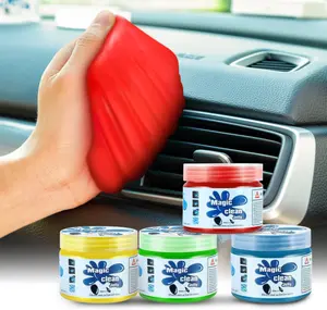 DNA MOTORING 4 Pack Car Cleaning Gels Auto Detailing Tools Cleaning Putty Car Interior Cleaner, Car Jelly Cleaner, Keyboard Cleaner, Car Cleaning Supplies Car Gifts for Men Women, TOOLS-00150