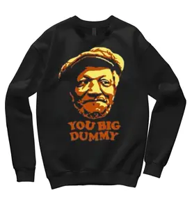 YOU BIG DUMMY Sweatshirt Casual Black Women's Bold Statement Hoodie Comfortable Fabric Unique Print Ideal for Casual Wear Machine Washable