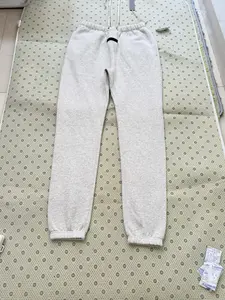 Stylish Casual Sweatpants SS22 Essen-tials 130BT212032F Light Oatmeal Elastic cuffs  Menswear Trouser