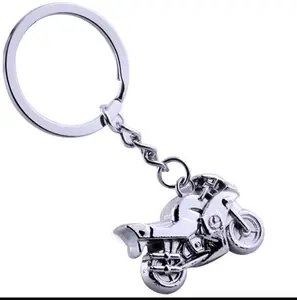 Heavy duty metal sports bike keychain mini motorcycle pendant for motorcycle enthusiasts