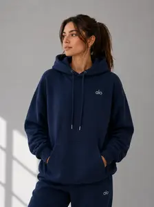 Alo Yoga Accolade Hoodie Navy Women or Men