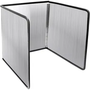 Splatter Guard :  Foldable Stove Splatter Guard, Stainless Steel Oil Splatter Guard, Stove Splash Guard Splatter Guard for Stove Frying Pan Splatter Guard 12.5 * 13 inch