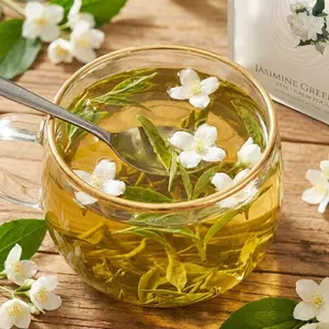 PURELIVA Jasmine Green Tea Beverage - 20-Bag Packaged Herbal Tea, Natural Jasmine Blend, Supports Energy & Daily Refreshment