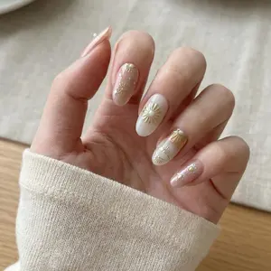 Gold & Silver Moon and Star Nail Stickers, Gold Star Embossed Nail Art Decals | Easy DIY (321)