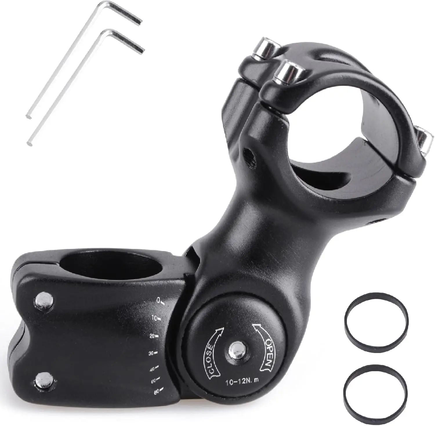 24.5 31.8 Handlebar Stem Riser 35 60 Degree Bike Stem 70mm 80mm 90mm 110mm 120mm 130mm Bicycle Stem MTB Stem for Mountain Bike Road Bike BMX MTB