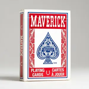 Maverick Playing Cards – Standard Index – Legacy – Red or Blue Deck