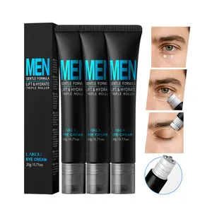 Laikou Men Eye Cream 60g (3x20g), & Brightening Formula, for Men's Skincare Routine