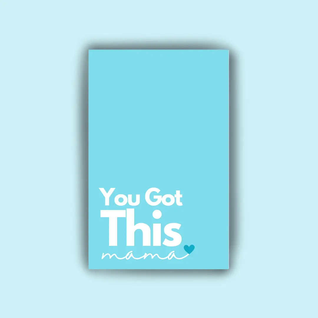 You Got This Mama Guided Journal - Pregnancy & Postpartum Journal (Blue)