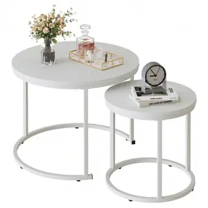 1 Set Nesting Coffee  ,Modern Living Room Coffee  Sets table Marble Dining