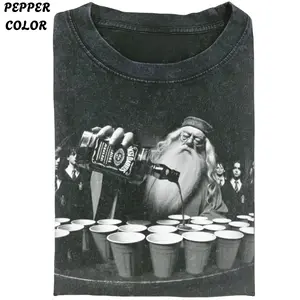 Albus Dumbledore Drinking Harry Potter Movie Unisex T-Shirt, Funny Graphic Tee, Graphic Shirt For Men Women, Cotton Unisex T-shirt, Crew Neck Shirt, Menswear Top, Womenswear Top Underwear Streetwear, Gift For Men Women, Trending T-shirt