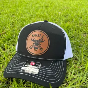 Grill master Richardson 112 leather patch hat