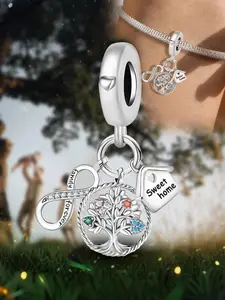 Tree Of Life Design Pendant, Heart Shaped Design Pendant for Men & Women, Fashion Jewelry for Party, Daily Clothing Decor, Trendy All-match & Exquisite Jewelry for Birthday Gift, Modern Fashion Accessories