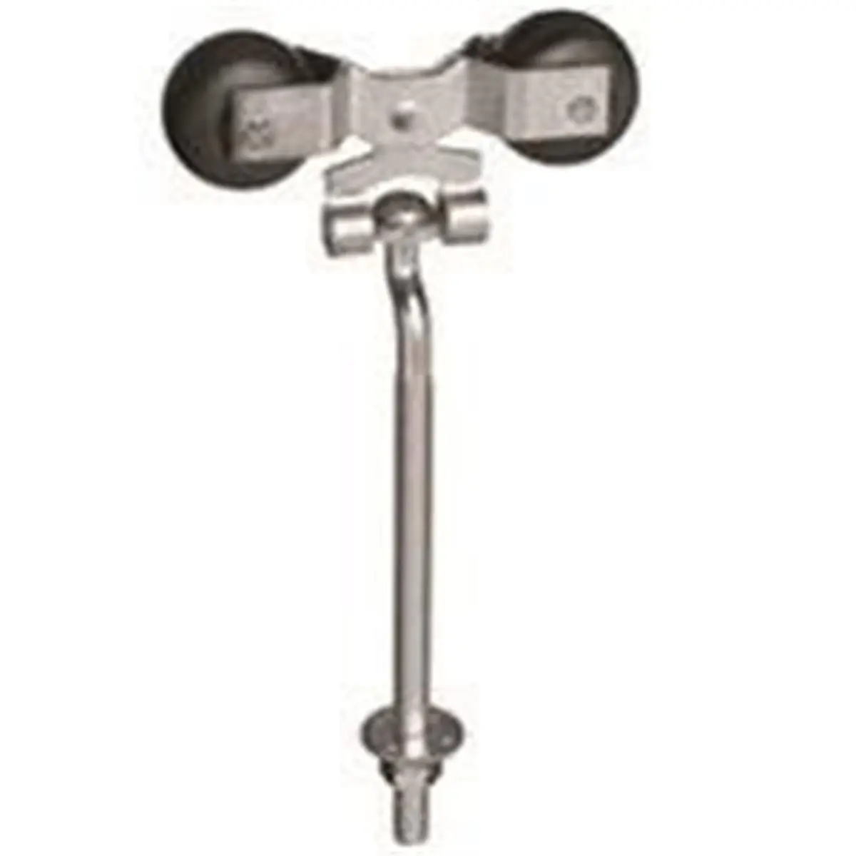 National Hardware Sturdy Barn Door Hanger, Durable Zinc Plated Bolt-On Hardware for Heavy Doors, Round Rail Design with 9 in Bolt, 600 lb Capacity, Hangable, Barn Doors