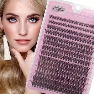 Luxurious Russian Cat Eye False Eyelashes, 280 Pairs Per Pack, D-Shape Curl, Lightweight and Soft, Reusable, Ideal Gift