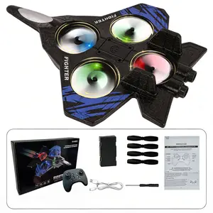 Kids' Remote Control Stunt Flying Ornament - 360° Spin LED Light Toy for Play & Home Decor