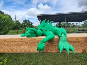 Fallout Deathclaw 3D Printed Model - Unique Design for Desk, Car, or Any Location, Strong Points for Articulation
