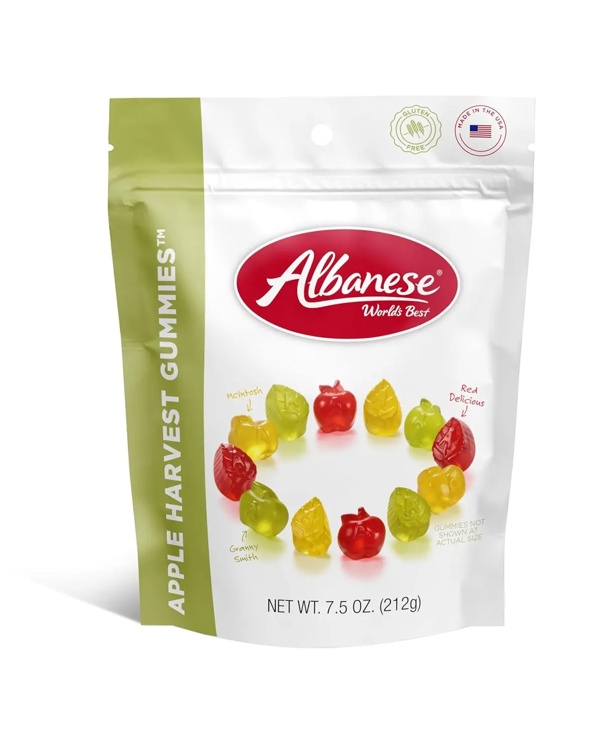 Albanese Apple Harvest Gummies 7.5 oz 212g World's Best Gummy Candy Variety Pack