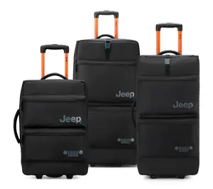 Delsey Jeep JSOO6B 3-Piece Rolling Duffel Luggage Set