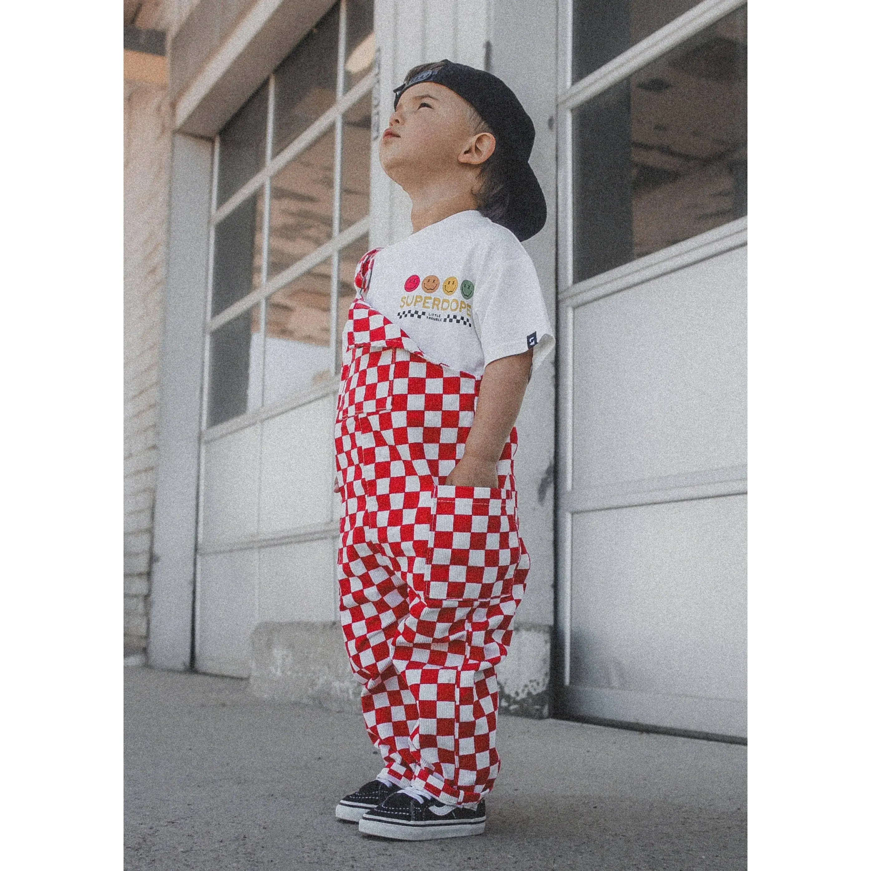 Checkered Overalls Checkered Overalls