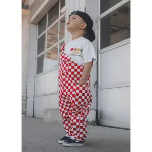 Checkered Overalls