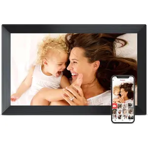 Digital Picture Frame, Frameo 15.6 inch Large Digital Photo Frame WiFi, 1920 * 1080 IPS FHD Touchscreen, 32GB Storage,  Share Photo Video,  for Mom