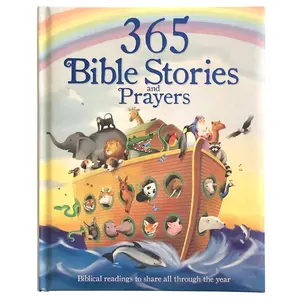 365 Bible Stories and Prayers Padded Treasury - Gift for Easter, Christmas, Communions, Baptism, Birthdays (Little Sunbeams) Hardcover – Illustrated, September 29, 2018