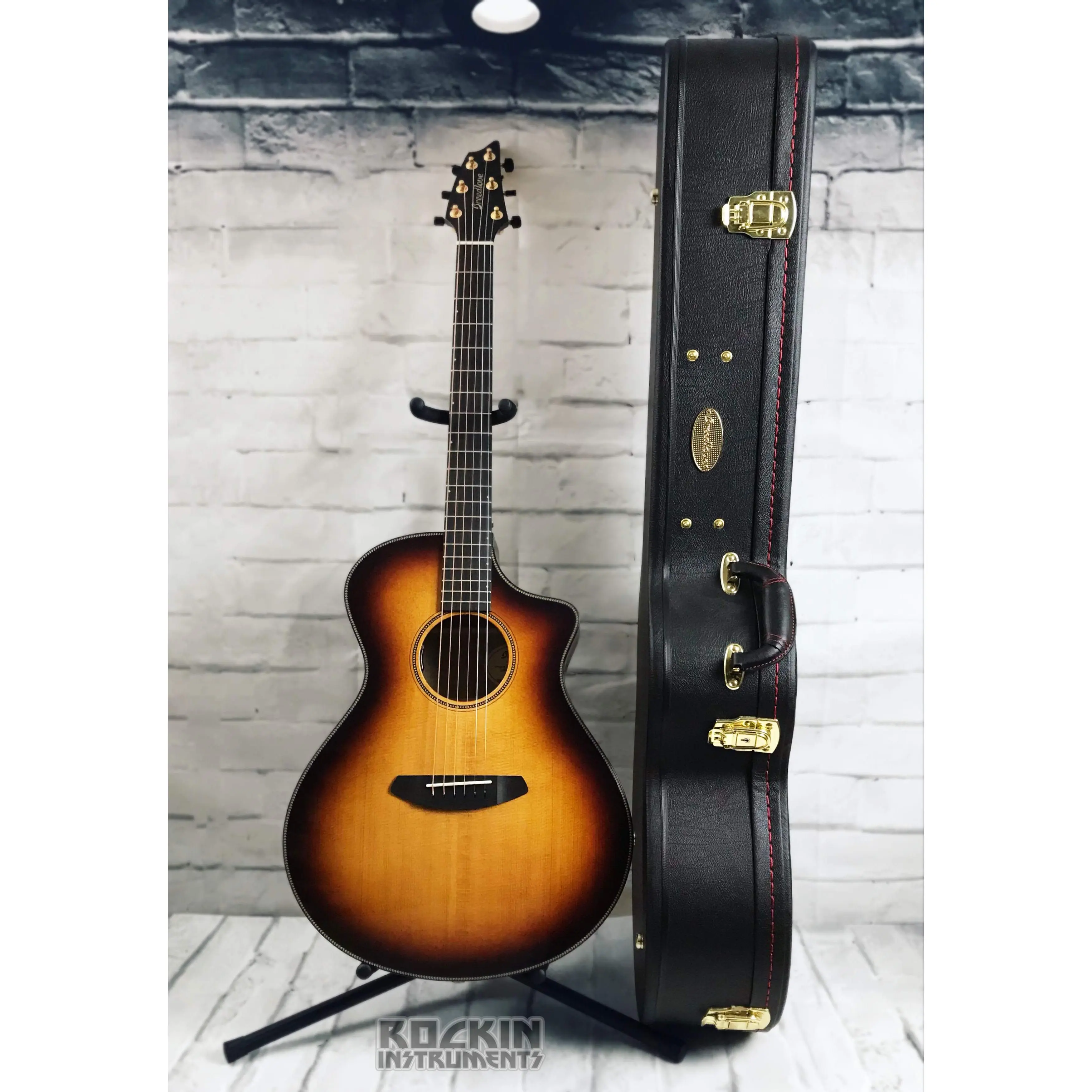 Breedlove Oregon Concert CE Acoustic-Electric Guitar, Whiskey Burst