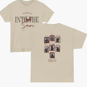Into The Sun Lyrics Shirt, Kpop World Tour Tee, Gift for Fans I3L