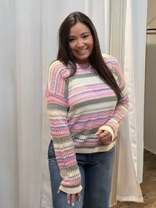 Sweet Breeze Open Knit Sweater