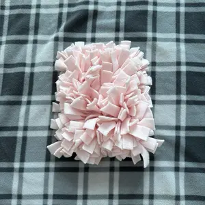 Small Animal Baby Pink Washable Snuffle Enrichment Food and Treat Mat for Interactive Feeding