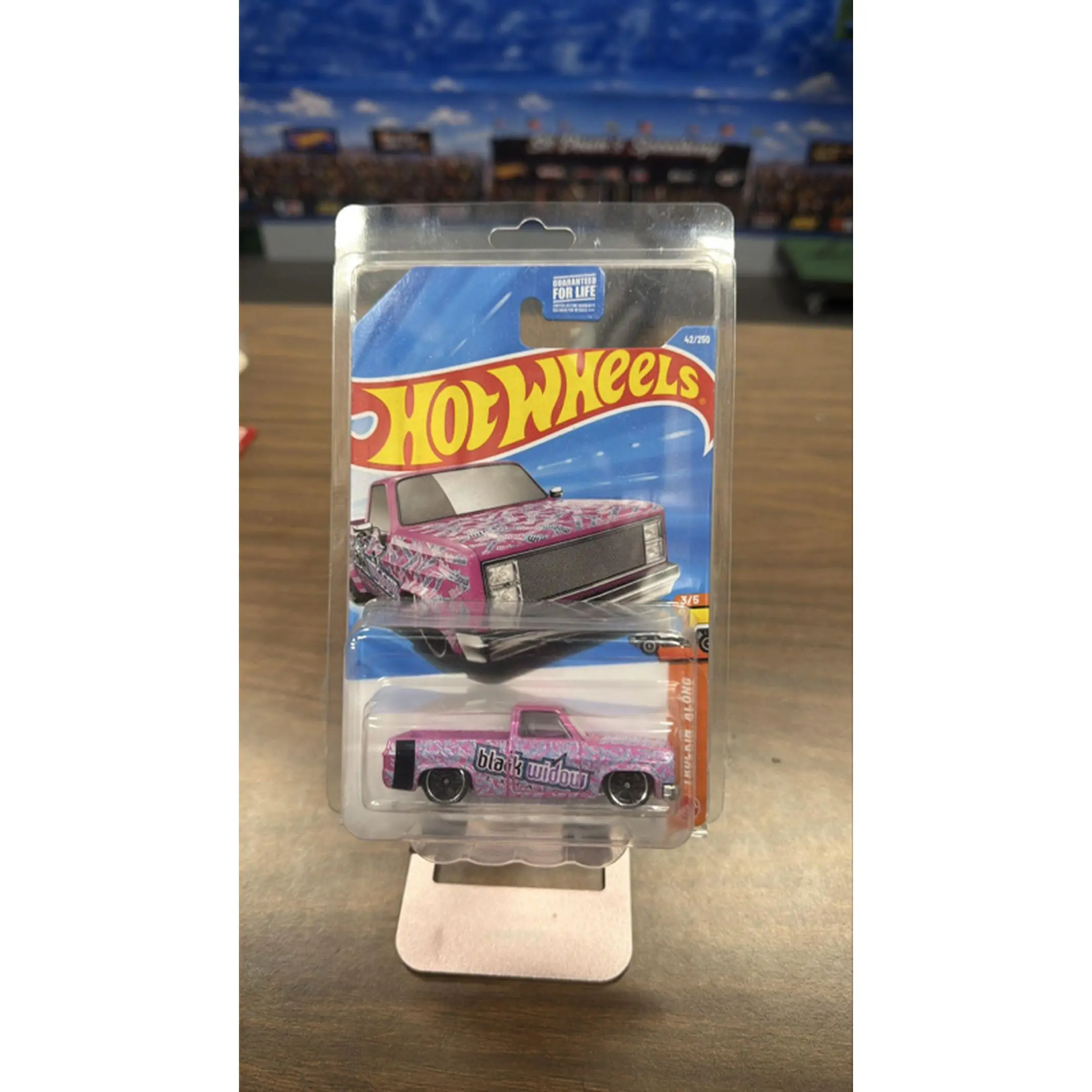 Hot Wheels Pink 83 Silverado Truck Model Car - Collectible Toy Vehicle for Kids & Adults