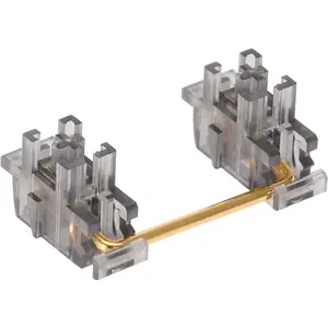 Smokey Plate Mount Stabilizer with Gold-Plated Wires Compatible with Cherry MX Plate Stabilizers 80% Kit